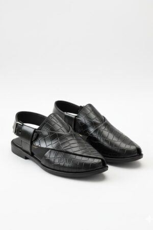 croc leather Peshawari Chappal