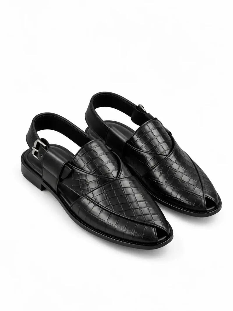 Peshawari Chappal Black 1