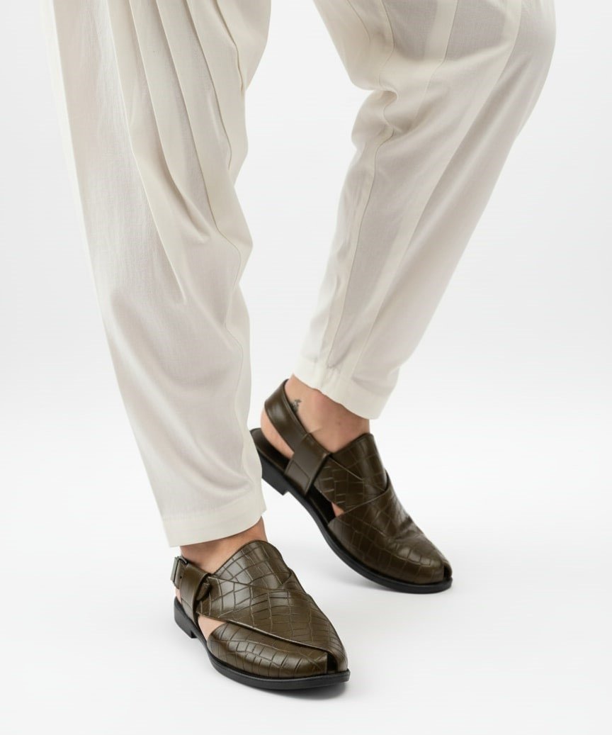 Peshawari Chappal Brown