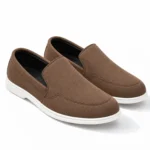 Italian Velaro Suede Loafers - Brown